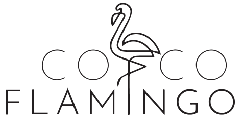 Logotipo Coco Flamingo negro